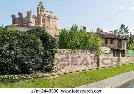 Castillo, Tur? gano. Segovia province. Castile-Leon. Spain. View Large Photo Image Stock Image - Castillo, Tur? gano. Segovia province. Castile-Leon. Spain.. Fotosearch