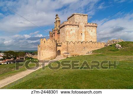Castillo, Tur? gano. Segovia province. Castile-Leon. Spain. View Large Photo Image Stock Image - Castillo, Tur? gano. Segovia province. Castile-Leon. Spain.. Fotosearch