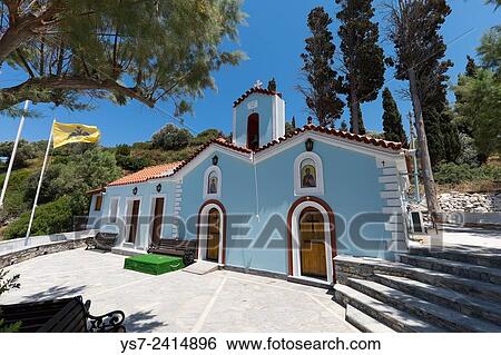 Church in Agios Paraskevi, Samos island, North Aegean islands, Greece, Europe View Large Photo Image Stock Photograph - Church in Agios Paraskevi, Samos island, North Aegean islands, Greece, Europe. Fotosearch