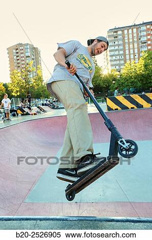City scooter, Skate park, Vitoria Gasteiz, Araba, Basque Country, Spain View Large Photo Image Stock Photography - City scooter, Skate park, Vitoria Gasteiz, Araba, Basque Country, Spain. Fotosearch
