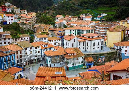 Cudillero village. Asturias, Spain, Europe. View Large Photo Image Stock Image - Cudillero village. Asturias, Spain, Europe.. Fotosearch