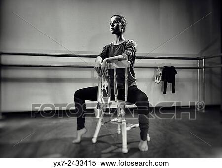 Stock Photography - Dancer in a studio.. Fotosearch