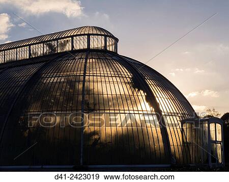 Europe, UK, England, London, Kew Gardens Palm House. View Large Photo Image Stock Photo - Europe, UK, England, London, Kew Gardens Palm House.. Fotosearch