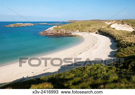 Europe, UK, Scotland, Outer Hebrides - Camas Traigh Bhoisadair at Carnais on the west coast of the Isle of Lewis. View Large Photo Image Stock Image - Europe, UK, Scotland, Outer Hebrides - Camas Traigh Bhoisadair at Carnais on the west coast of the Isle of Lewis.. Fotosearch