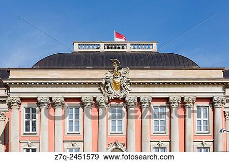 Fascade of City Palace, Potsdam, Germany. View Large Photo Image Stock Photo - Fascade of City Palace, Potsdam, Germany.. Fotosearch