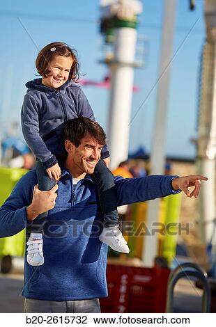 Father and daughter in the fishing port. Hondarribia. Gipuzkoa. Basque Country. Spain View Large Photo Image Stock Image - Father and daughter in the fishing port. Hondarribia. Gipuzkoa. Basque Country. Spain. Fotosearch