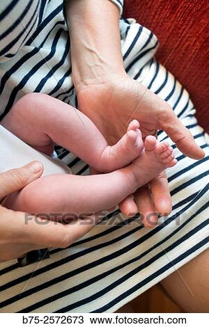 Feet and legs of a newborn in the hand of her grandmother View Large Photo Image Stock Image - Feet and legs of a newborn in the hand of her grandmother. Fotosearch
