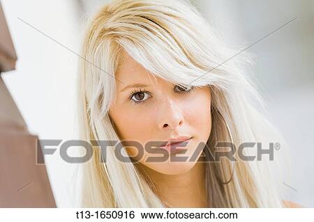 Stock Photograph - Female teenager portrait. Fotosearch