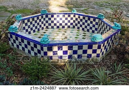 Stock Photo - Fontana Rosa garden, Menton, ALpes Maritimes, Provence Alpes Cote Azur, France, Europe.. Fotosearch