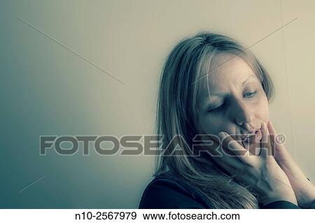 Forty year old woman. View Large Photo Image Stock Photo - Forty year old woman.. Fotosearch