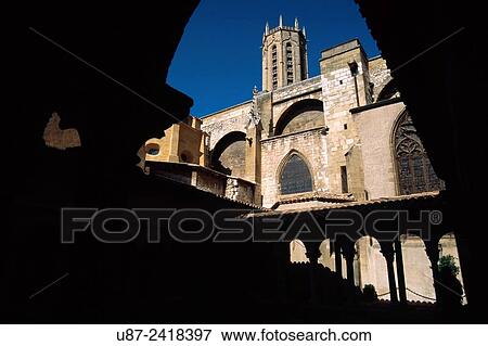 Stock Photo - France, Bouches du Rhone, Aix en Provence, Cathedral St-Saveur, Belfry... Fotosearch