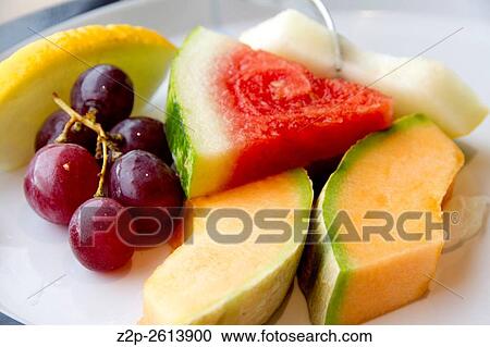 fresh various fruits slices on plate. View Large Photo Image Stock Image - fresh various fruits slices on plate.. Fotosearch