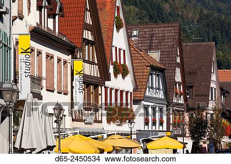 Germany, Baden-Wurttemburg, Black Forest, Haslach im Kinzigtal, traditional building details. View Large Photo Image Picture - Germany, Baden-Wurttemburg, Black Forest, Haslach im Kinzigtal, traditional building details.. Fotosearch