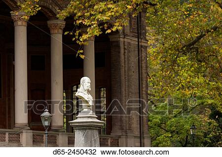 Germany, Baden-Wurttemburg, Baden-Baden, Trinkhalle, Pump Room, bust of Kaiser Wilhelm I. View Large Photo Image Stock Image - Germany, Baden-Wurttemburg, Baden-Baden, Trinkhalle, Pump Room, bust of Kaiser Wilhelm I.. Fotosearch