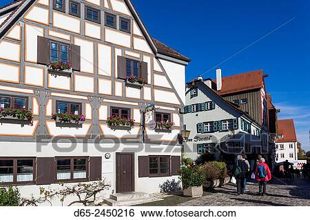 Germany, Baden-Wurttemburg, Ulm, buildings fo the Fischerviertel, Fishermen's Quarter. View Large Photo Image Stock Photograph - Germany, Baden-Wurttemburg, Ulm, buildings fo the Fischerviertel, Fishermen's Quarter.. Fotosearch