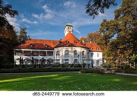 Stock Photo - Germany, Bavaria, Bad Tolz, Kurhaus resort building.. Fotosearch