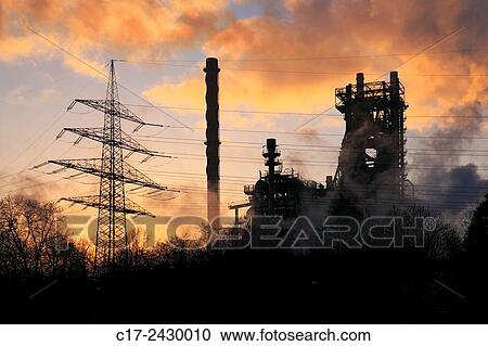 Germany, Duisburg, Rhine, Lower Rhine, Ruhr area, North Rhine-Westphalia, NRW, D-Duisburg-Marxloh, iron and steel works of ThyssenKrupp Steel Europe, Bruckhausen Works View Large Photo Image Stock Image - Germany, Duisburg, Rhine, Lower Rhine, Ruhr area, North Rhine-Westphalia, NRW, D-Duisburg-Marxloh, iron and steel works of ThyssenKrupp Steel Europe, Bruckhausen Works. Fotosearch