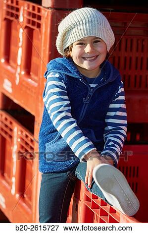 Girl in the fishing port. Hondarribia. Gipuzkoa. Basque Country. Spain View Large Photo Image Stock Photo - Girl in the fishing port. Hondarribia. Gipuzkoa. Basque Country. Spain. Fotosearch