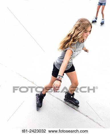 girl skating in Benidorm, Spain View Large Photo Image Stock Image - girl skating in Benidorm, Spain. Fotosearch