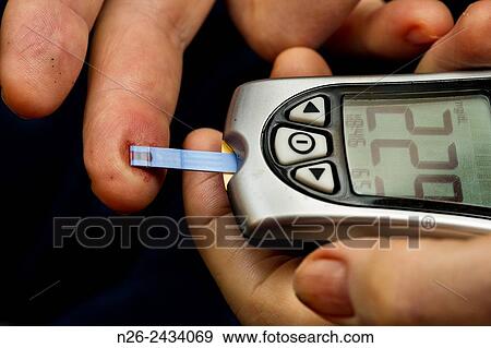 Glucose measurmanent for diabetic. View Large Photo Image Stock Photo - Glucose measurmanent for diabetic.. Fotosearch