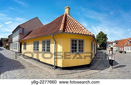 Hans Christian Andersen's home in Odense, Denmark. View Large Photo Image Stock Image - Hans Christian Andersen's home in Odense, Denmark.. Fotosearch