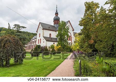 Historic Eberbach Abbey, filming location for the movie The Name of the Rose, near Eltville am Rhein, Hesse, Germany, Europe View Large Photo Image Stock Photo - Historic Eberbach Abbey, filming location for the movie The Name of the Rose, near Eltville am Rhein, Hesse, Germany, Europe. Fotosearch