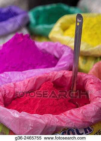 Holi powder paint for sale, the festival of colors, Udaipur, Rajasthan, India View Large Photo Image Stock Photography - Holi powder paint for sale, the festival of colors, Udaipur, Rajasthan, India. Fotosearch