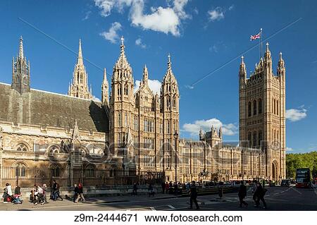 Houses of Parliament on a sunny spring afternoon, Westminster, London, England. View Large Photo Image Stock Image - Houses of Parliament on a sunny spring afternoon, Westminster, London, England.. Fotosearch
