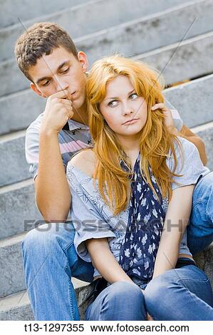 Stock Photography - Jealous boy. Fotosearch