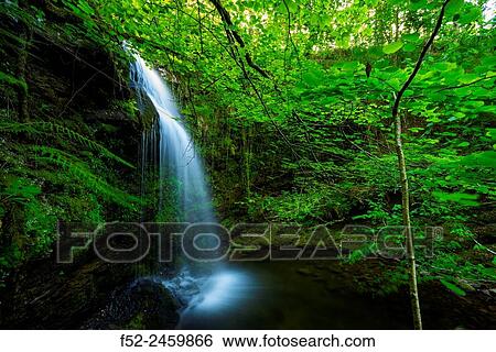 Lamia waterfall, Lamia, Saja Besaya Natural Park, Cantabria, Spain, Europe. View Large Photo Image Stock Photograph - Lamia waterfall, Lamia, Saja Besaya Natural Park, Cantabria, Spain, Europe.. Fotosearch