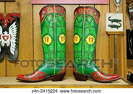 Leather boots, Little Boot, San Antonio, Texas. View Large Photo Image Picture - Leather boots, Little Boot, San Antonio, Texas.. Fotosearch