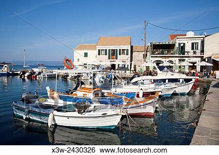 Longos village, Ionian Islands, Paxi island, Greece, Europe. View Large Photo Image Stock Photograph - Longos village, Ionian Islands, Paxi island, Greece, Europe.. Fotosearch