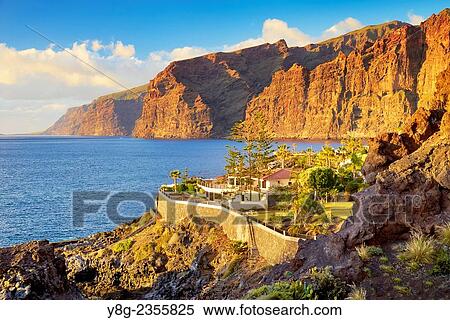 Los Gigantes Cliff, Tenerife, Canary Islands, Spain. View Large Photo Image Stock Photography - Los Gigantes Cliff, Tenerife, Canary Islands, Spain.. Fotosearch