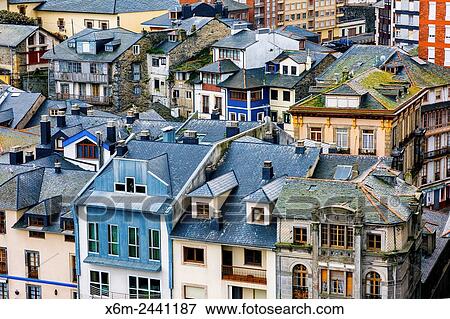 Luarca village. Asturias, Spain, Europe. View Large Photo Image Stock Photo - Luarca village. Asturias, Spain, Europe.. Fotosearch