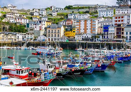 Luarca village. Asturias, Spain, Europe. View Large Photo Image Stock Photo - Luarca village. Asturias, Spain, Europe.. Fotosearch