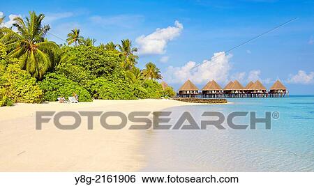 Stock Photograph - Maldives, Ari Atol, Indian Ocean.. Fotosearch