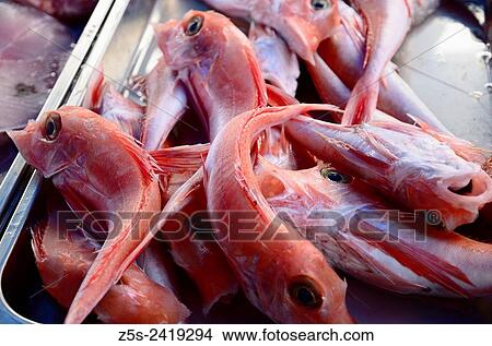 Picture - Marsaxlokk, market street.. Fotosearch