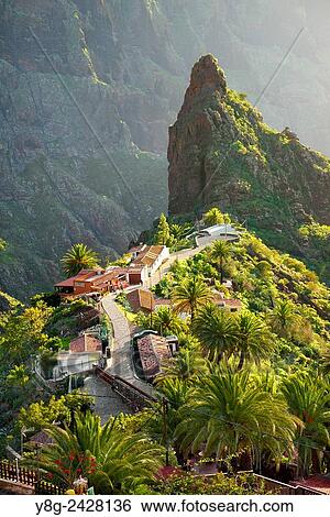 Masca village, Tenerife, Canary Islands, Spain. View Large Photo Image Stock Photograph - Masca village, Tenerife, Canary Islands, Spain.. Fotosearch
