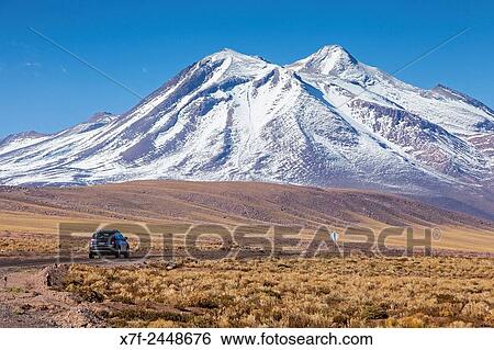 Menique volcano, Altiplano, Puna, near Socaire, Atacama desert. Region de Antofagasta. Chile. View Large Photo Image Stock Photograph - Menique volcano, Altiplano, Puna, near Socaire, Atacama desert. Region de Antofagasta. Chile.. Fotosearch