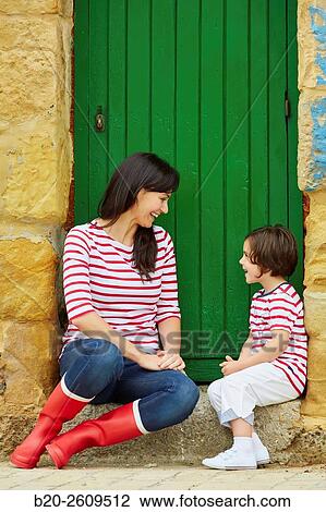 Mother and daughter in the fishing port. Getaria. Gipuzkoa. Basque Country. Spain View Large Photo Image Stock Image - Mother and daughter in the fishing port. Getaria. Gipuzkoa. Basque Country. Spain. Fotosearch