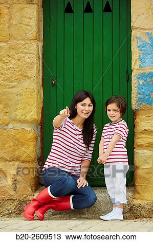 Mother and daughter in the fishing port. Getaria. Gipuzkoa. Basque Country. Spain View Large Photo Image Stock Image - Mother and daughter in the fishing port. Getaria. Gipuzkoa. Basque Country. Spain. Fotosearch