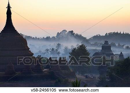 Myanmar, Rakhine State, Mrauk U, Youngsters playing Chinlon near Ratanabon pagoda. View Large Photo Image Stock Photography - Myanmar, Rakhine State, Mrauk U, Youngsters playing Chinlon near Ratanabon pagoda.. Fotosearch