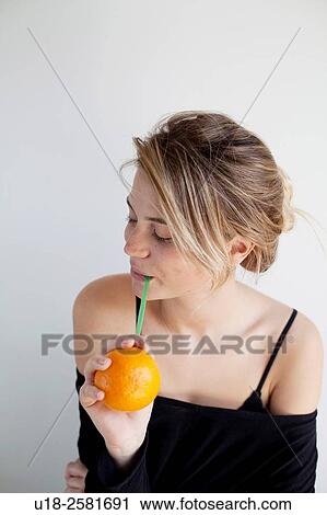 Natural orange juice View Large Photo Image Stock Image - Natural orange juice. Fotosearch