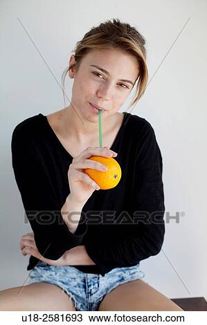 Natural orange juice View Large Photo Image Stock Image - Natural orange juice. Fotosearch