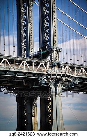 New York City Manhattan bridge cityscape. View Large Photo Image Stock Image - New York City Manhattan bridge cityscape.. Fotosearch