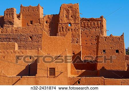 Old Kasbah, Zagora, Palm Grove, Oasis, Draa Valley, Souss-Massa-Draa region, Valley of the Draa river, Anti Atlas, Morocco, Maghreb, North Africa. View Large Photo Image Picture - Old Kasbah, Zagora, Palm Grove, Oasis, Draa Valley, Souss-Massa-Draa region, Valley of the Draa river, Anti Atlas, Morocco, Maghreb, North Africa.. Fotosearch