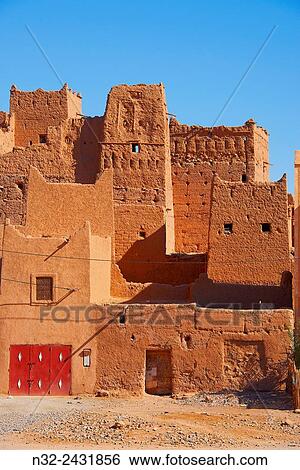 Old Kasbah, Zagora, Palm Grove, Oasis, Draa Valley, Souss-Massa-Draa region, Valley of the Draa river, Anti Atlas, Morocco, Maghreb, North Africa. View Large Photo Image Stock Photograph - Old Kasbah, Zagora, Palm Grove, Oasis, Draa Valley, Souss-Massa-Draa region, Valley of the Draa river, Anti Atlas, Morocco, Maghreb, North Africa.. Fotosearch
