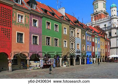 Old Town of Poznan, Poland. View Large Photo Image Picture - Old Town of Poznan, Poland.. Fotosearch