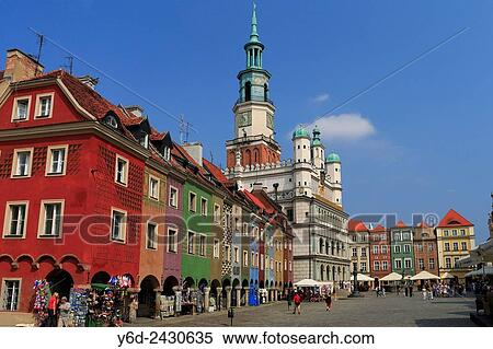 Stock Photography - Old Town of Poznan, Poland.. Fotosearch