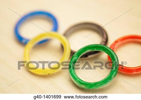 Olympic Rings View Large Photo Image Stock Photo - Olympic Rings. Fotosearch